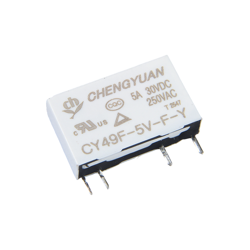CY49F-Relais, schlankes Leistungsrelais, 49F-Relais, Signalrelais, 4PIN PCB 5A 0,12 W kleines Relais.