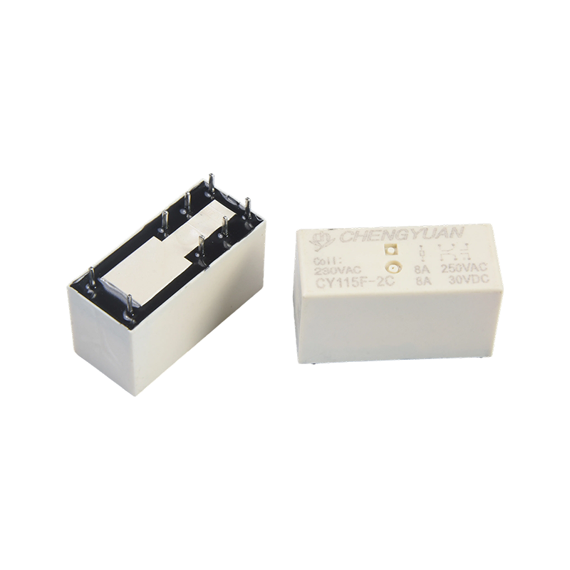 CY115F2 Relais, DPDT PCB-Relais, JQX-115F, 8A 0,4 W 8PIN Relais, PCB 2C Relay.115F Leistungsrelais