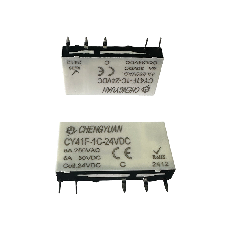 CY41F-Relais, schlankes Leistungsrelais, 41F-Relais, Signalrelais, 5PIN PCB 6A kleines Relais.