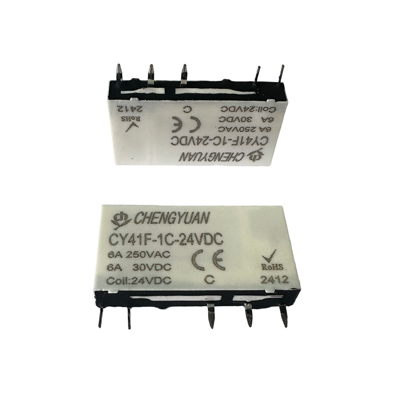 CY41F-Relais, schlankes Leistungsrelais, 41F-Relais, Signalrelais, 5PIN PCB 6A kleines Relais.