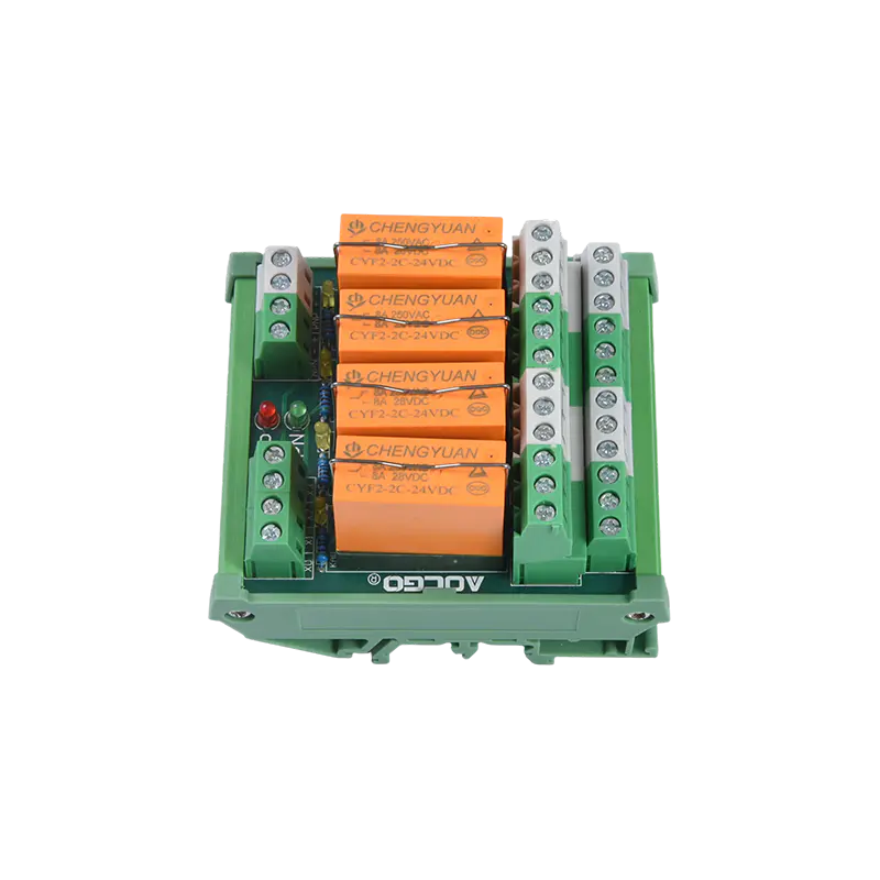 MCYF3-Relaismodul, 14F-Schienenrelaismodul, 14F 16A-Industrieverbindungsmodul.