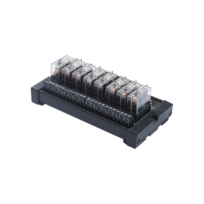 MCYF1-Relaismodul, 14F-Schienenrelaismodul, 14F 10A-Industrieverbindungsmodul.