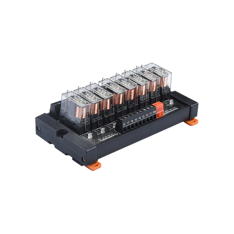 MCYF1-Relaismodul, 14F-Schienenrelaismodul, 14F 10A-Industrieverbindungsmodul.