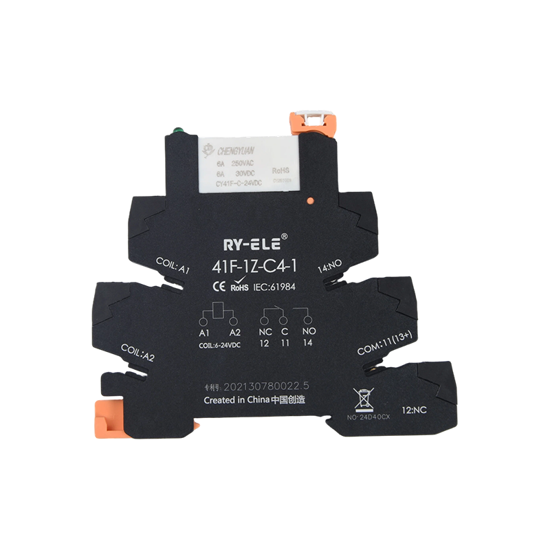 M41F-Relaismodul, 41F-Schienenrelaismodul, 41F-Slim-Relaismodul-Schutzschaltung 6A.