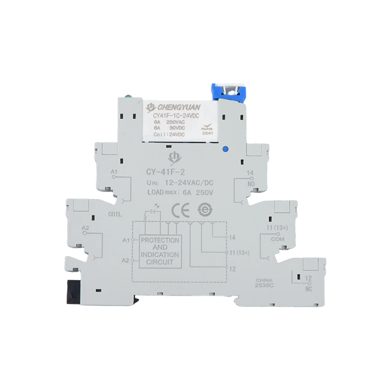 M41F-Relaismodul, 41F-Schienenrelaismodul, 41F-Slim-Relaismodul-Schutzschaltung 6A.